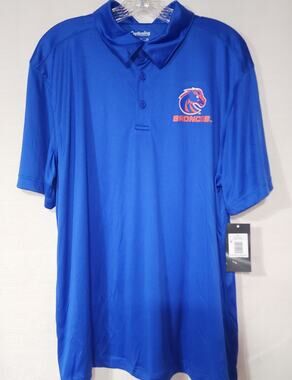 Boise stats bronco's men's XL collared shirt By captivating